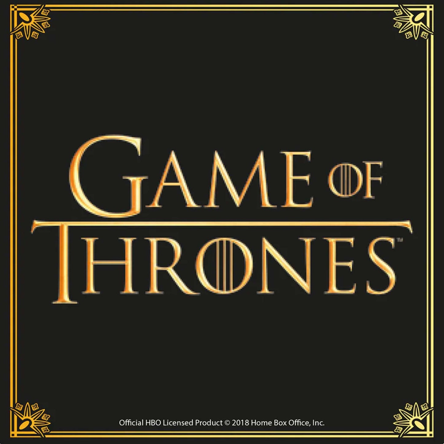 Game of Thrones logo coaster