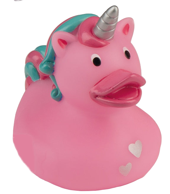 Rose Heart Clock Duck
