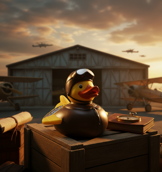 Vintage pilot duck