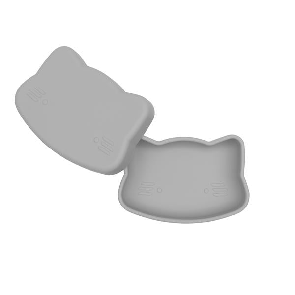 Gray cat snack box