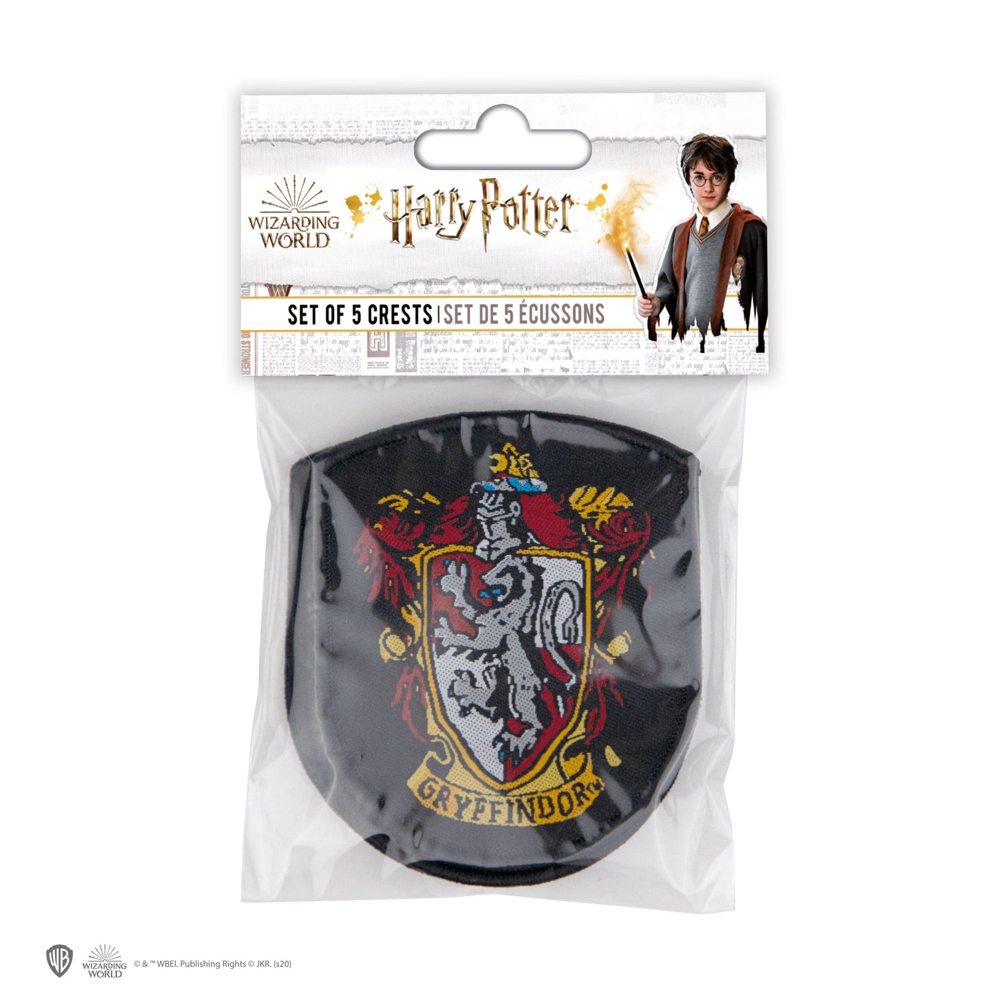Set of 5 Hogwarts Houses Patches