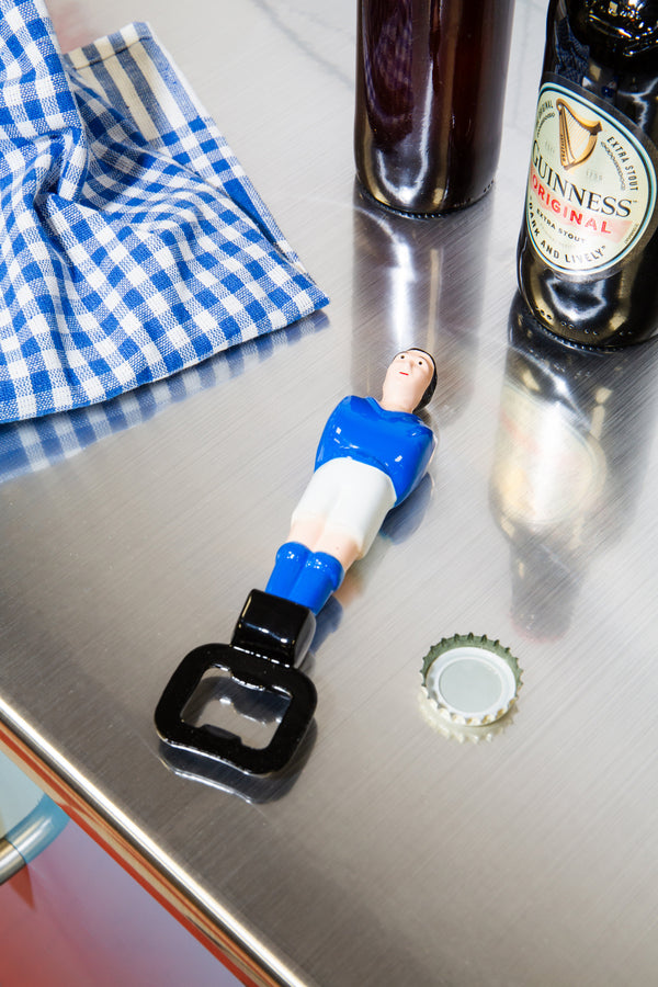 Blue Foosball Bottle Opener
