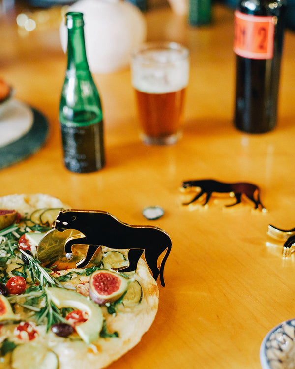 "Savanna" Panther Pizza Cutter