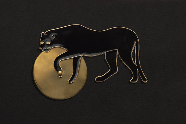 "Savanna" Panther Pizza Cutter