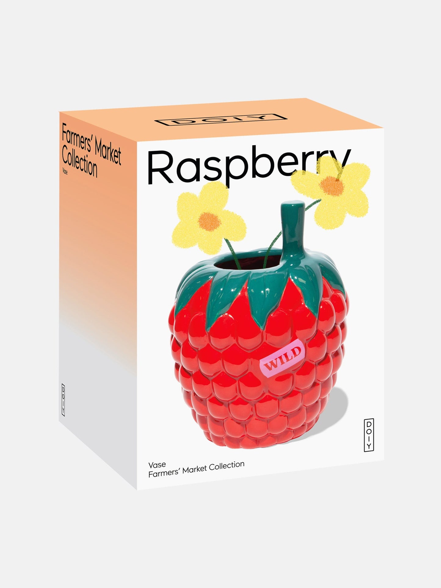Vase with Raspberries from the Farmers' Market