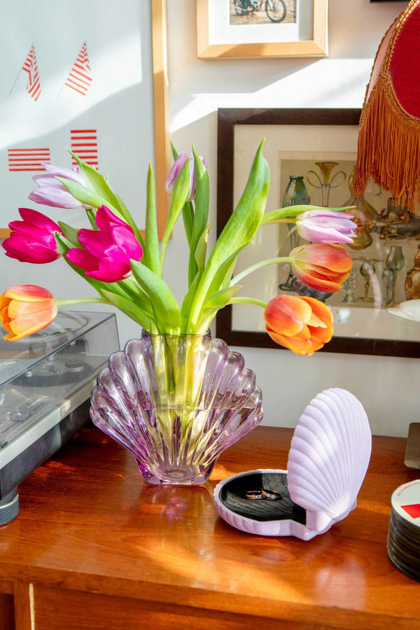 Vase Coquillage Lilas