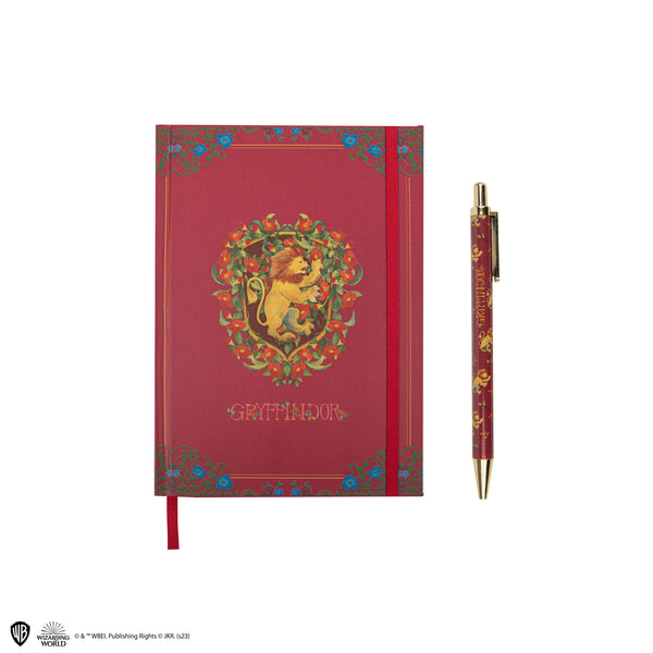 *Gryffindor Magical World Deluxe Notebook and Pen Set