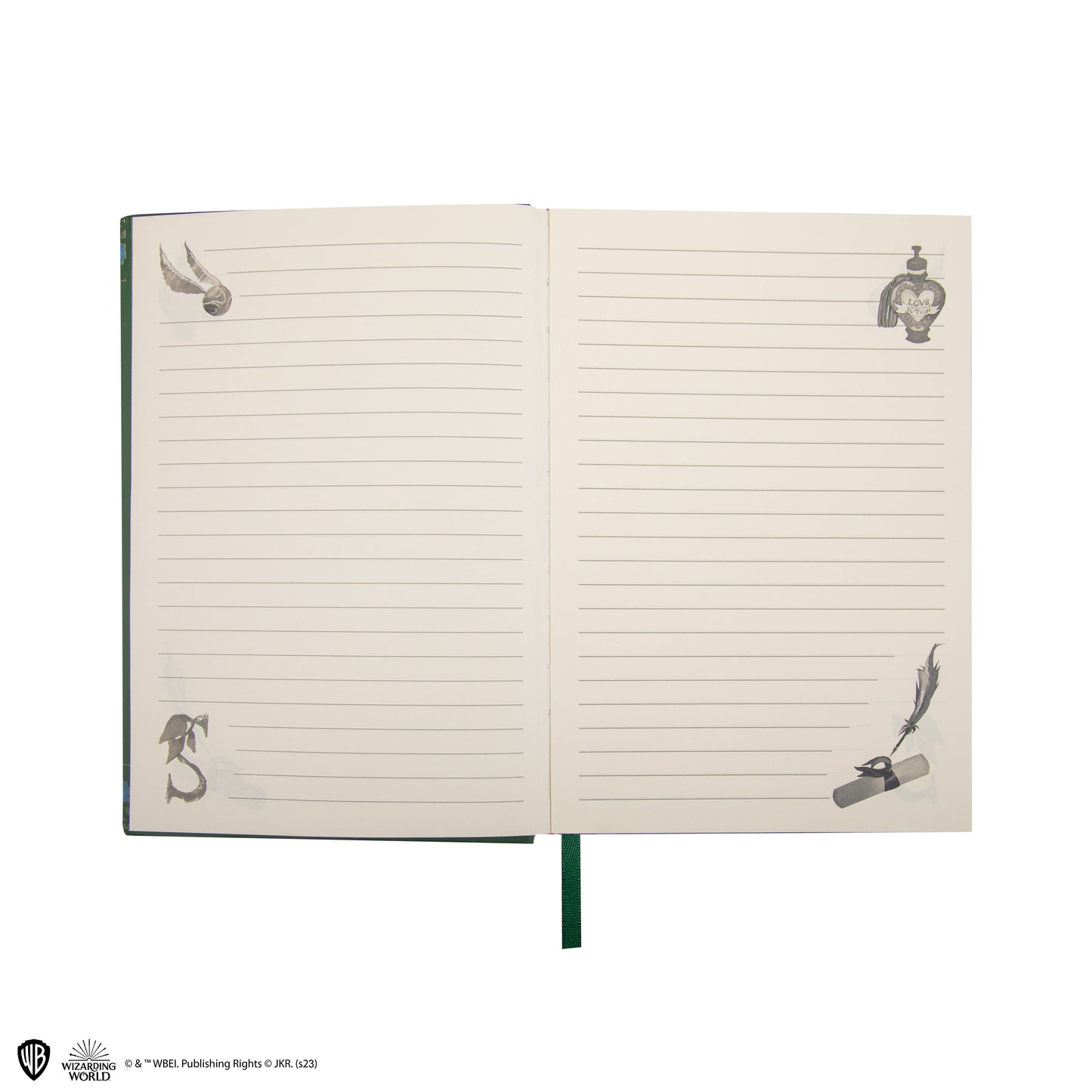 Slytherin Deluxe Magical World Notebook and Pen Set