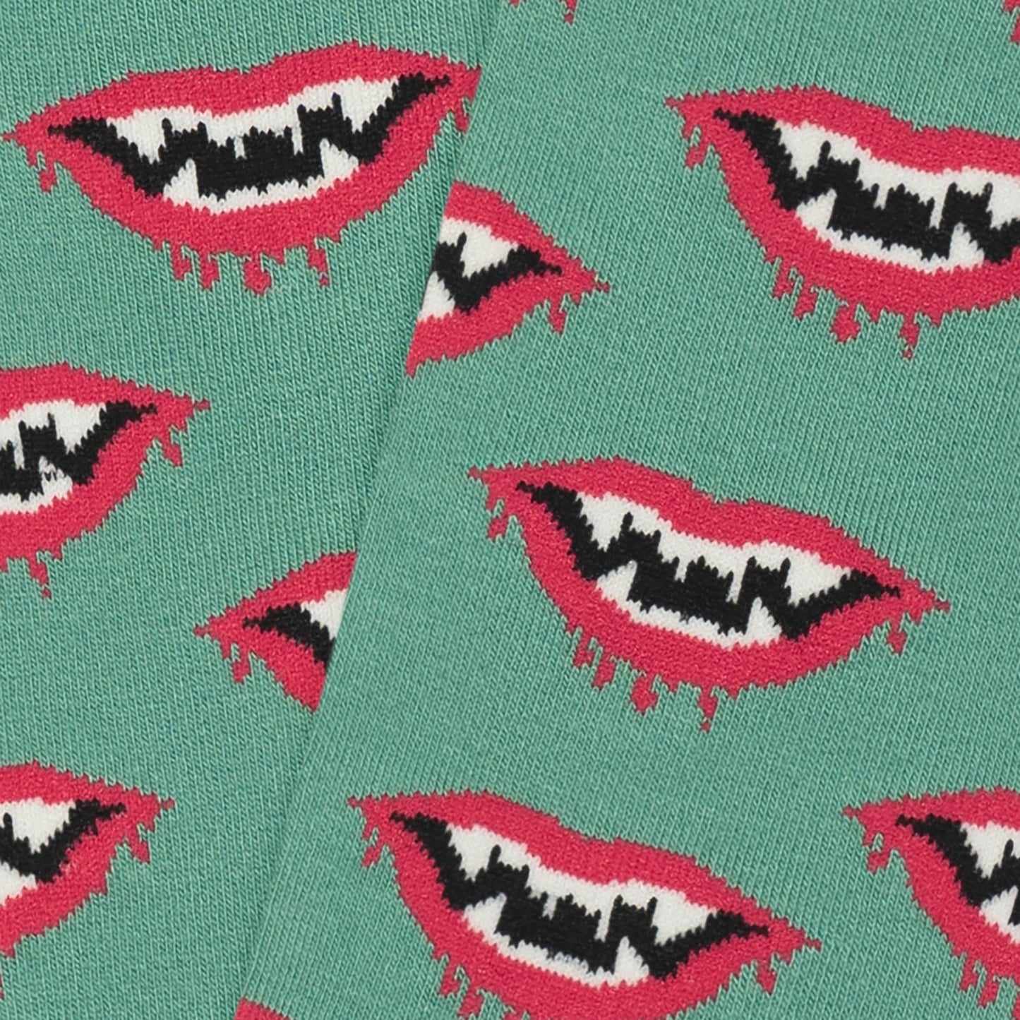 Chaussettes Dracula Fangs - Turquoise