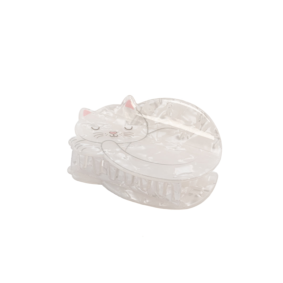 Sleeping cat hair clip