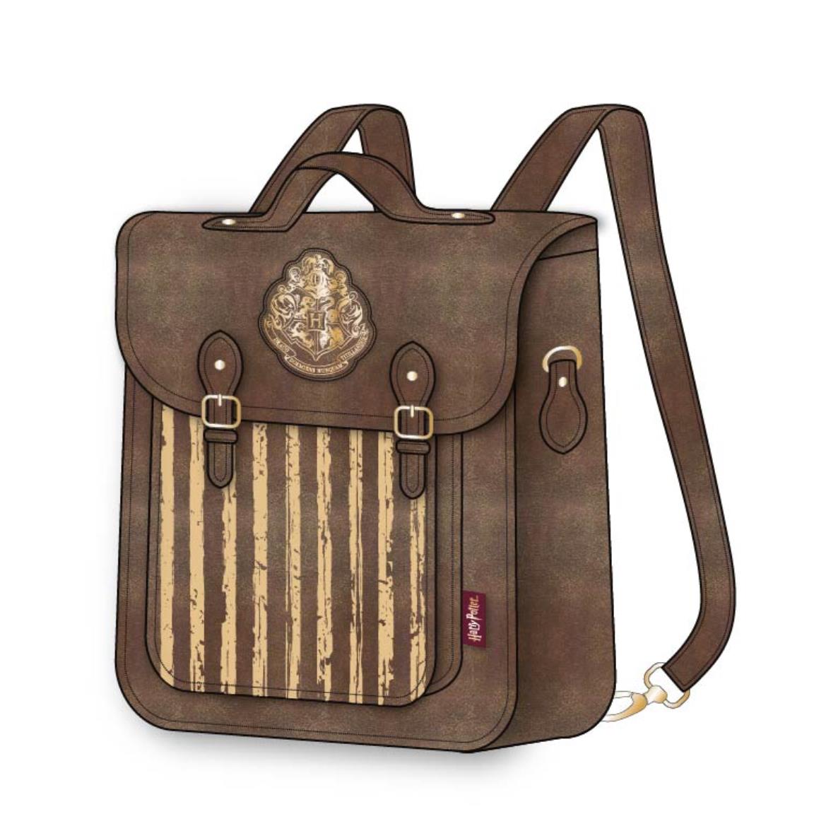 harry potter sac cartable convertible 22 5x22 5x7cm