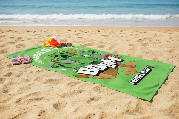 Minecraft Strandtuch - Creeper