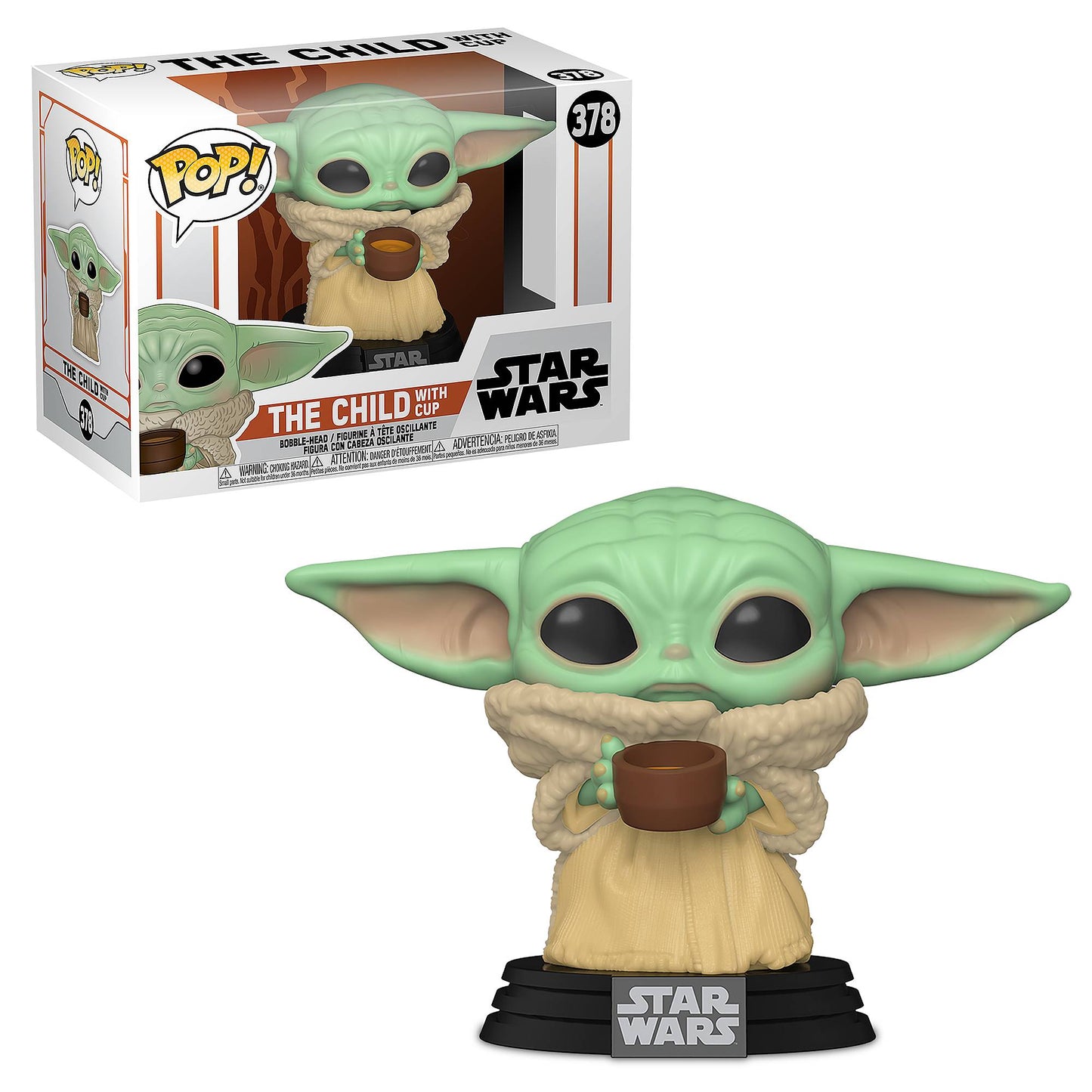 the mandalorian pop n 378 the child w cup