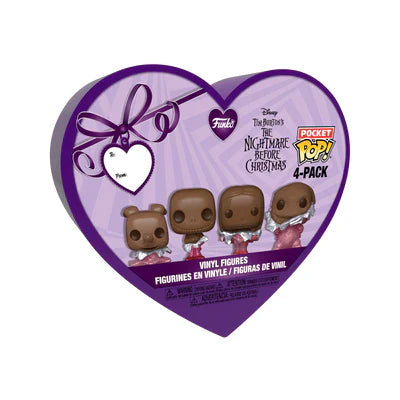 Funko Pocket Pop! L'Étrange Noël de Monsieur Jack S Valentin 4-Pack