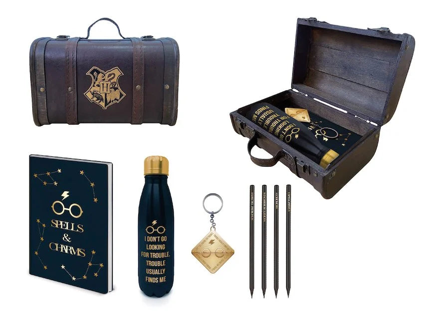 Coffret Cadeau Harry Potter - Valise Trouble Finds Me