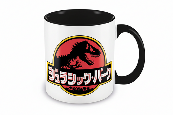 Jurassic Park Tasse – Japanisches Logo