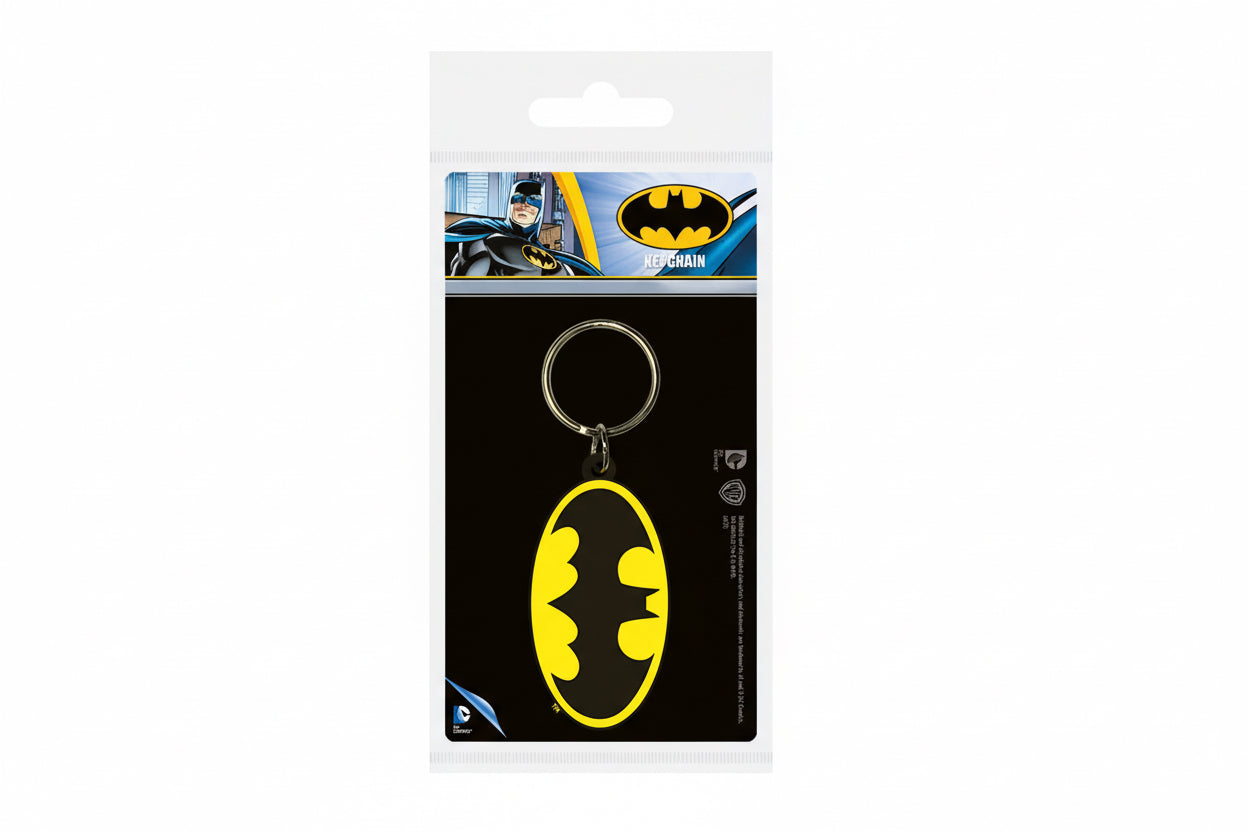 DC COMICS Batman Symbol Porte-clés en caoutchouc