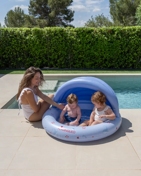 Mini piscina infantil con toldo para jardín – LAGUNA