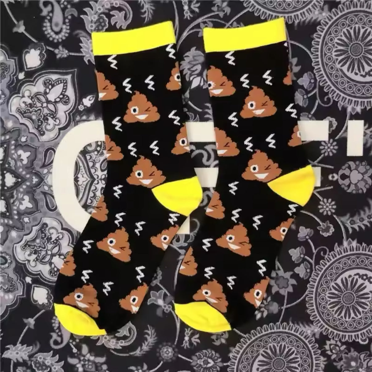 Emoji Poop Socks