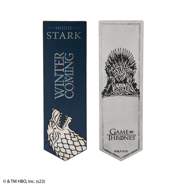 Stark metal bookmark