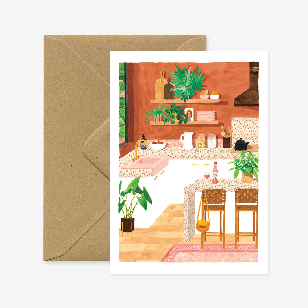 Kitchen - Greeting Card