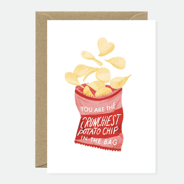 Crunchiest Chip - Greeting card