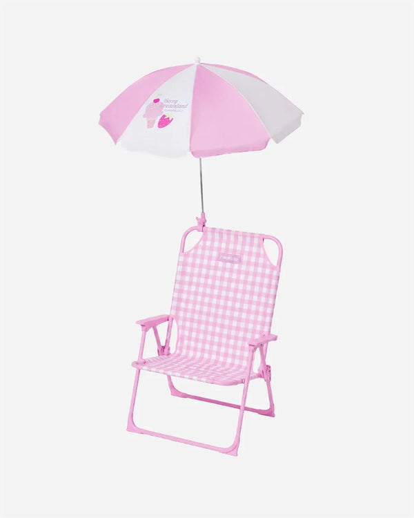 Silla de playa infantil con sombrilla – FRAGOLA