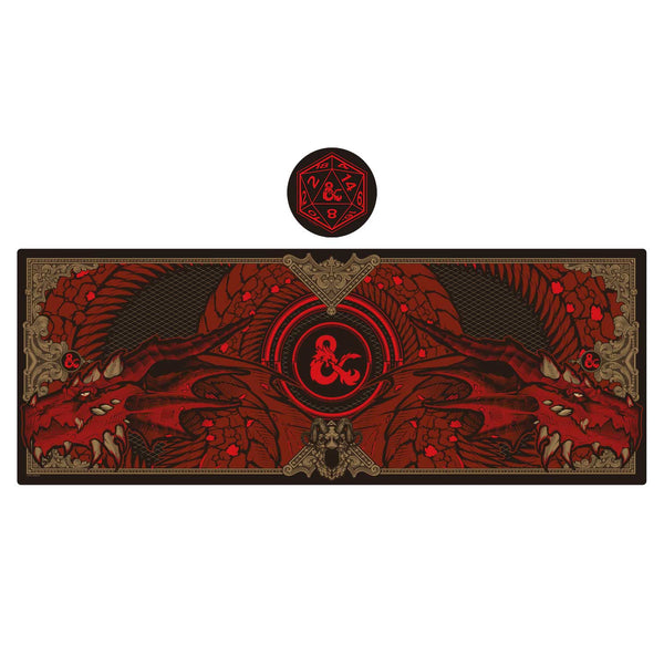 Desk pad XL & set de sous-verres Dungeons & Dragons