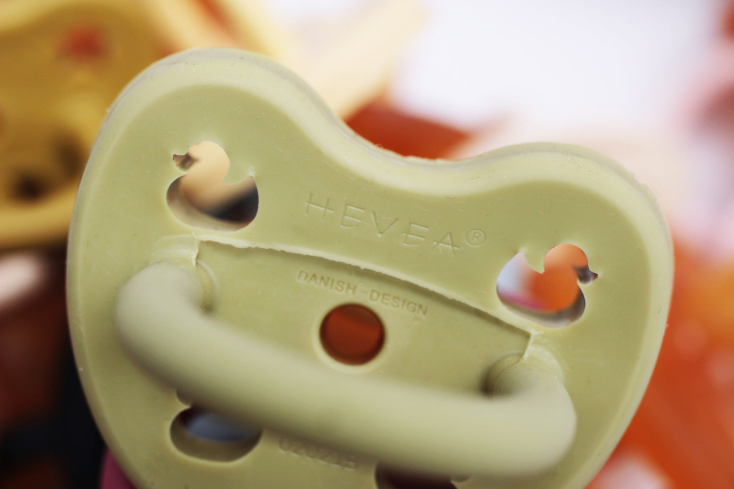 Hunter Green duck pacifier