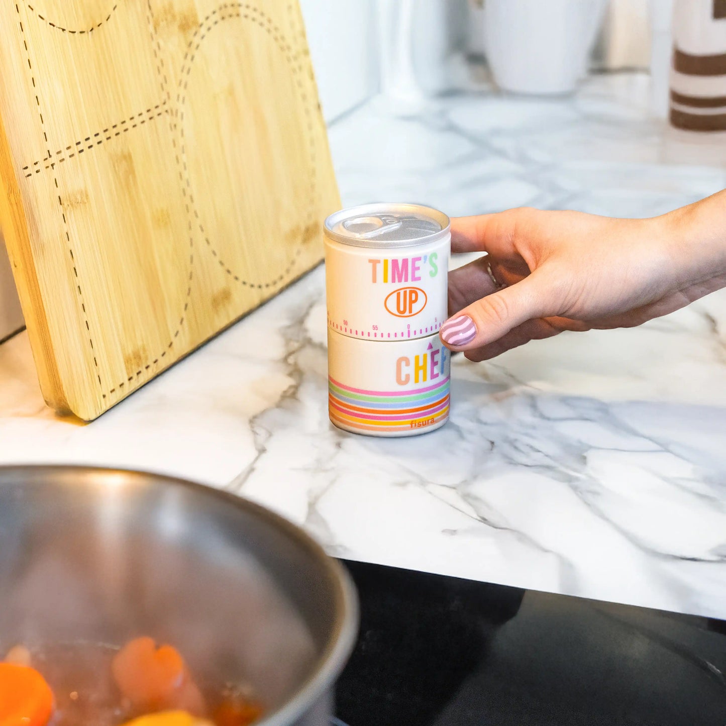 Minuteur de Cuisine « Time’s up chef » – Fisura – vue 6