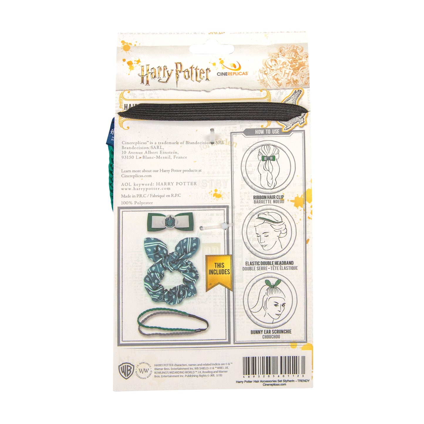 *Trendy Slytherin Hair Accessories Set of 3