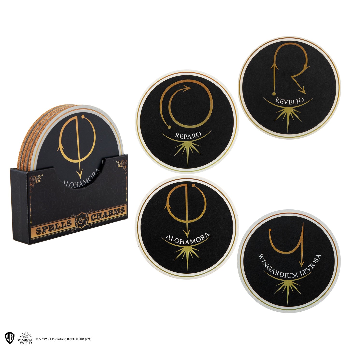 Set of 4 Spells and Charms Coasters Series 2