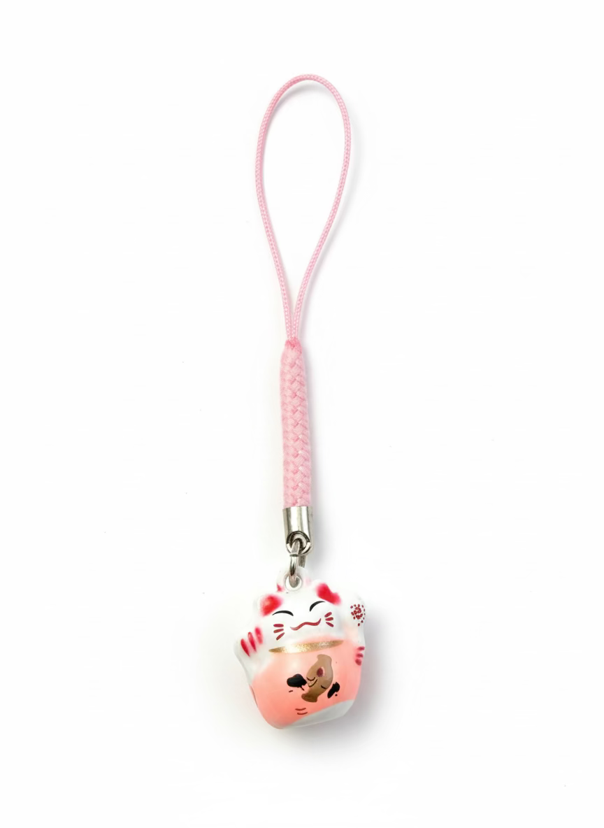 Lucky Cat Tinker Bell Keychain