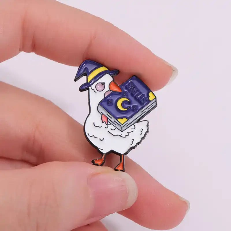 White Wizard Duck Pin