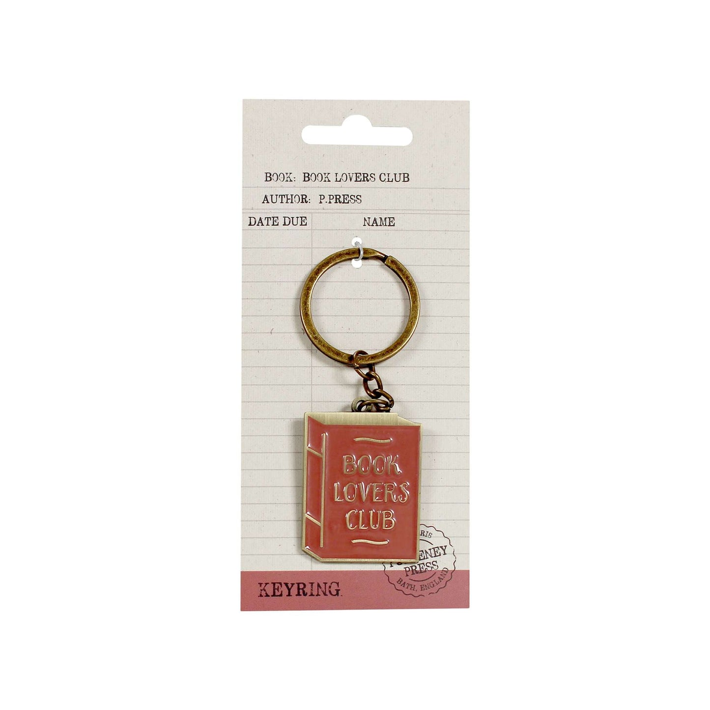 Pulteney Press Book Lovers Keyring