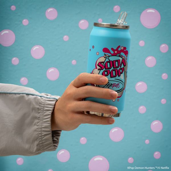 Insulated Tumbler with Soda Pop Straw
