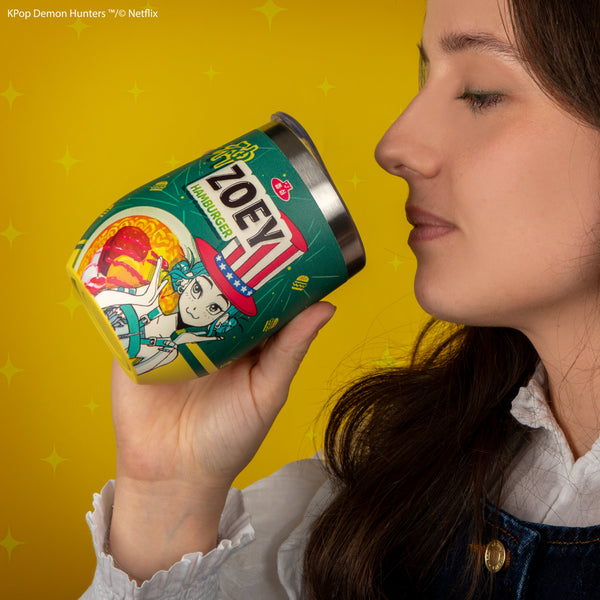 Zoey Hamburger Insulated Travel Mug