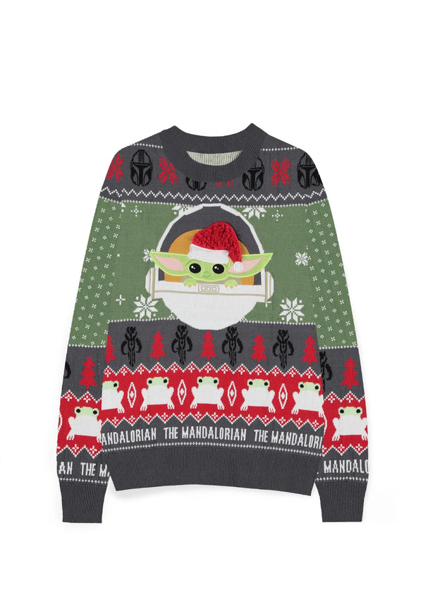 Der Mandalorianer-Weihnachtspullover - Grogu