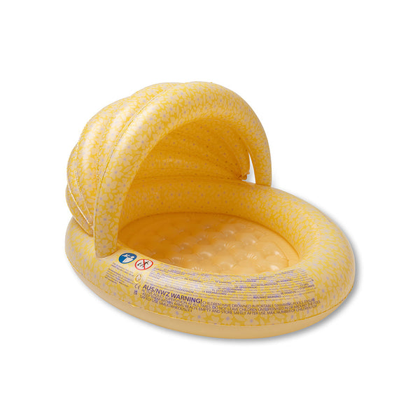 Kids Pool - Yellow - Florish - Ø 100 cm with Canopy