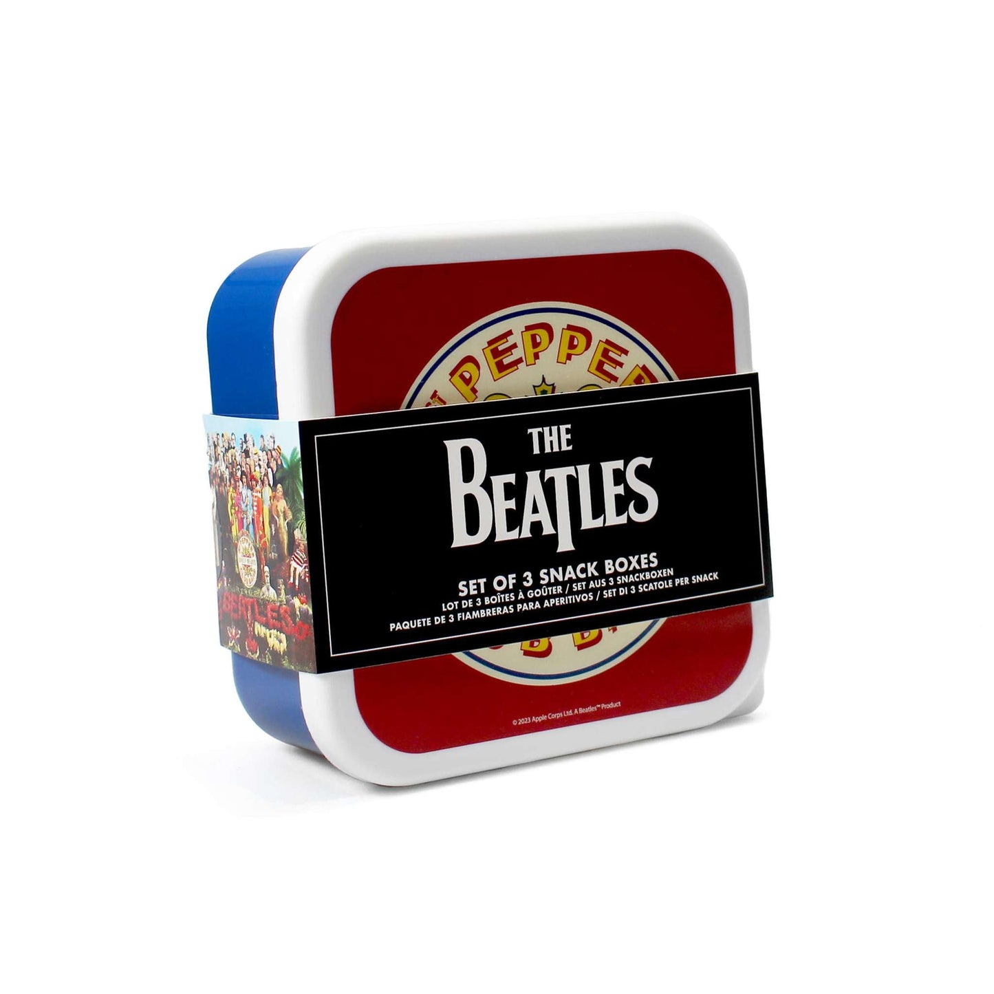 Set of 3 The Beatles Sgt. Pepper Snack Boxes