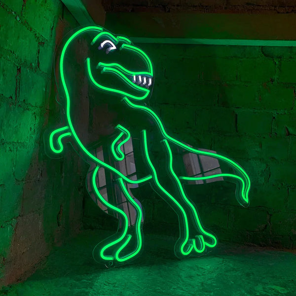 Dinosaurus T-Rex Neon Wandlamp