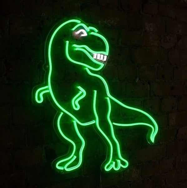 Dinosaurus T-Rex Neon Wandlamp