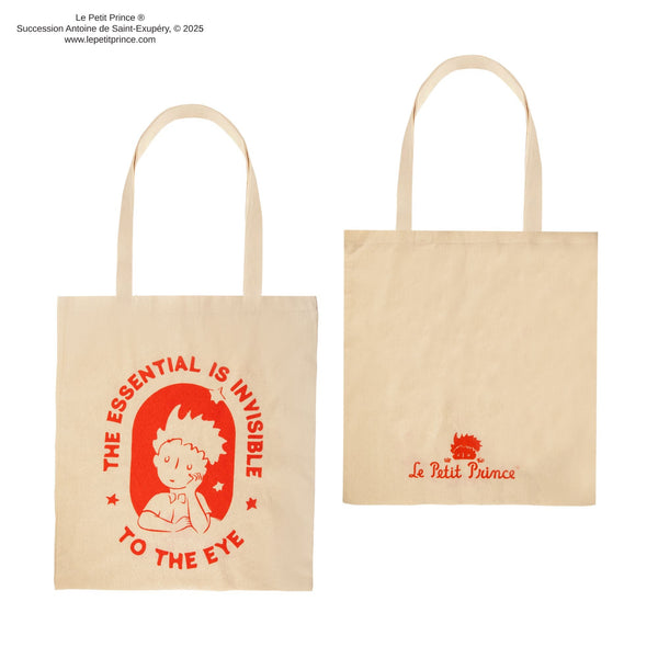 Cotton Tote Bag "What is essential is invisible to the eye"