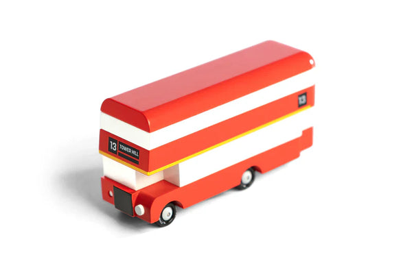Engelse houten bus Candycar World - The London Herald