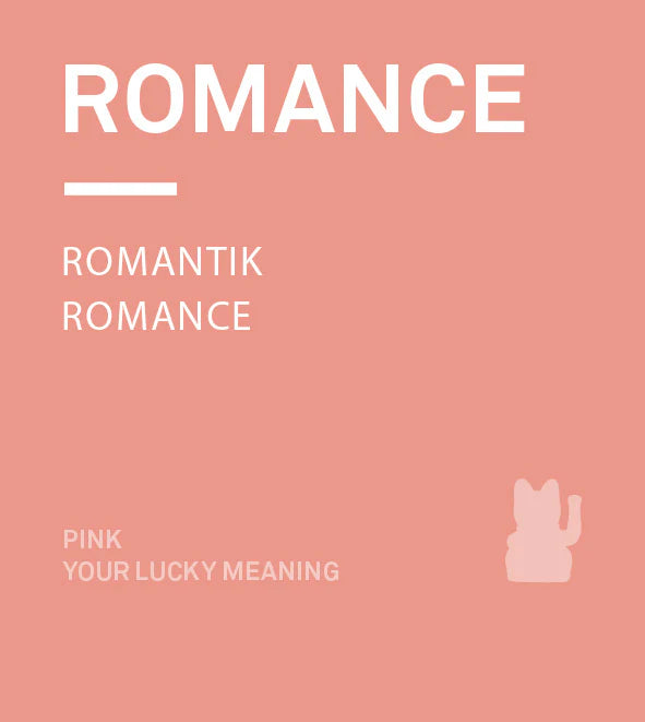 Lucky Cat Risograph Art Print A3 Pink