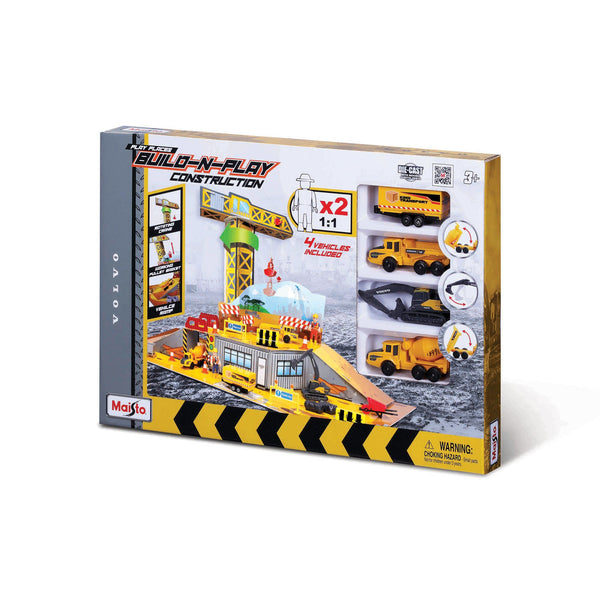 Volvo Building-N-Play Deluxe Play Set