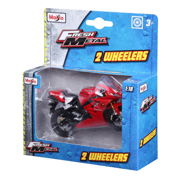 1:18 MOTORCYCLE ASSORTMENT - 18 PIECE DISPLAY