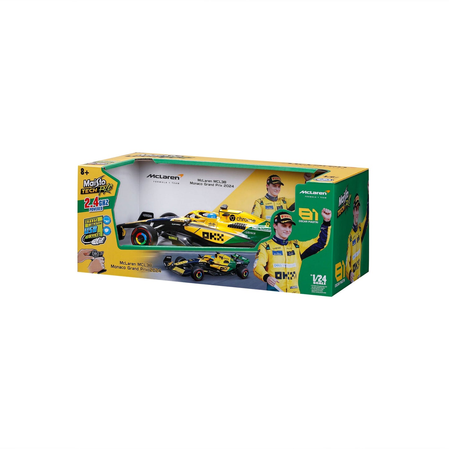 1:24 PREMIUM RC F1 MCLAREN 2024 PIASTRI 2.4 GHz