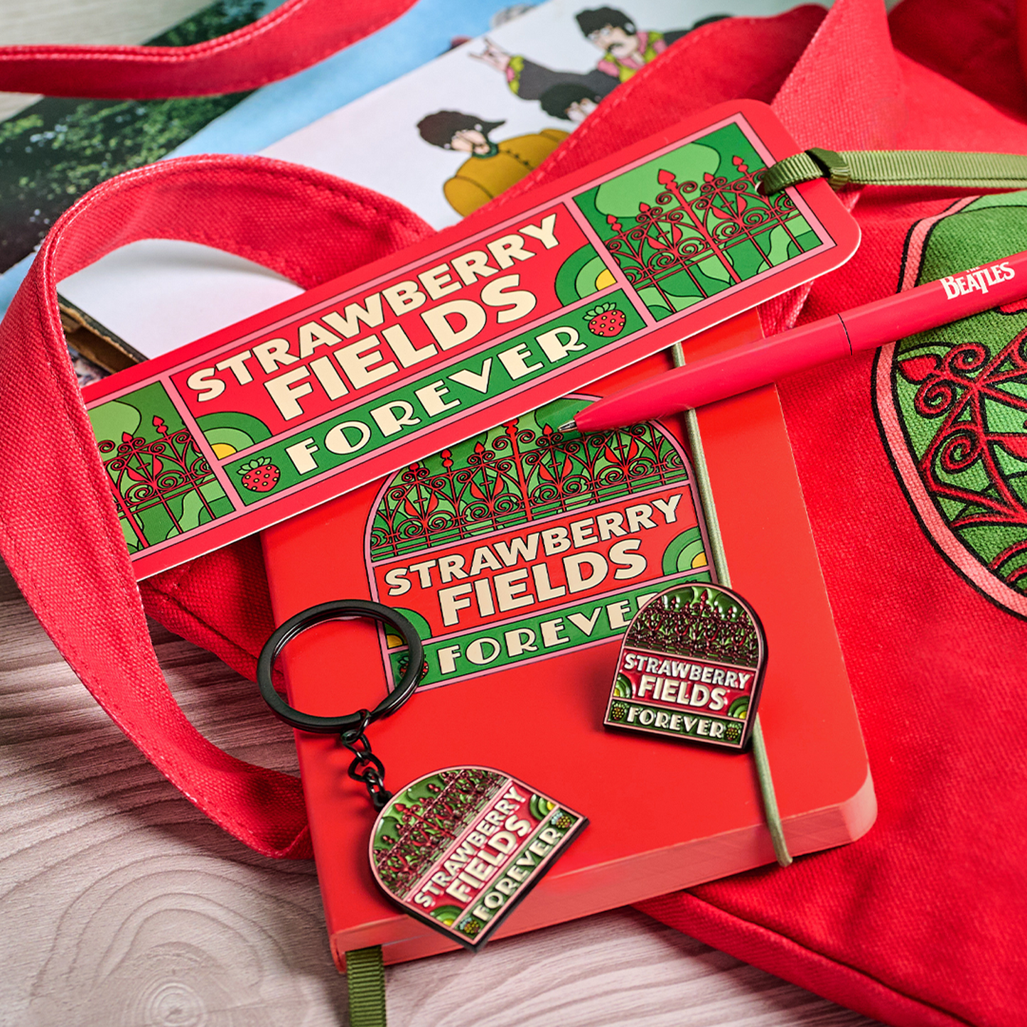 The Beatles Strawberry Fields Paper Bookmark