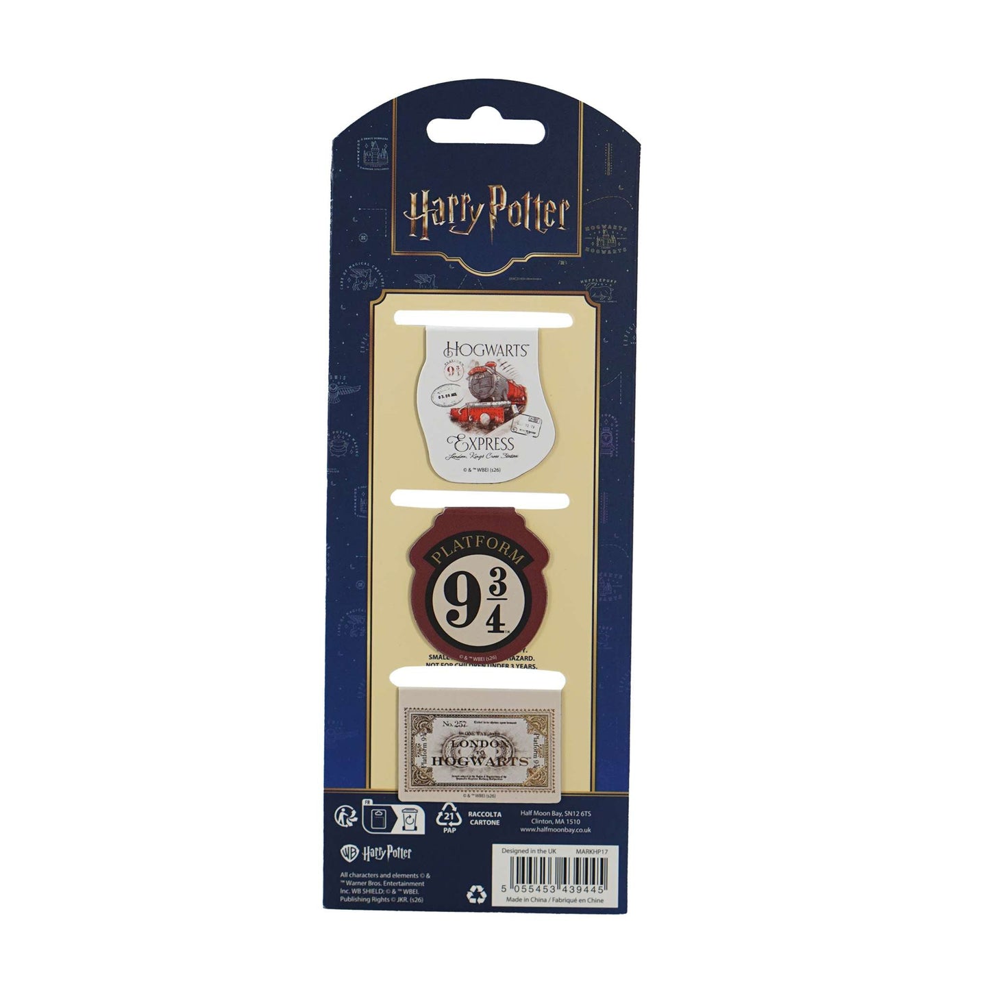 Harry Potter Magnetic Bookmark Set (All Aboard to Hogwarts)